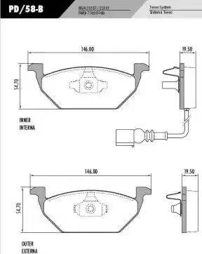 FRAS-LE PD/58-B - Brake Pad Set, disc brake car-mod.net