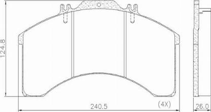 FRAS-LE PD/128-K005 _ CV Advan - Brake Pad Set, disc brake car-mod.net