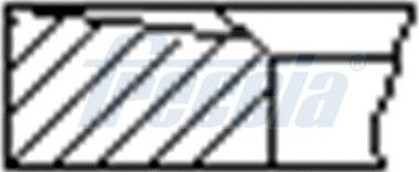 Freccia FR10-901800 - Piston Ring Kit car-mod.net