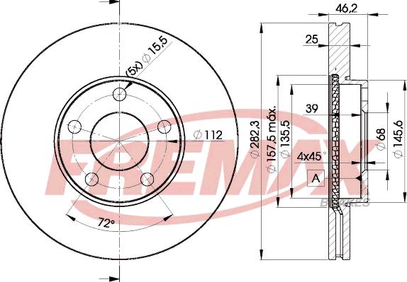 FREMAX BD-5306 - Brake Disc car-mod.net