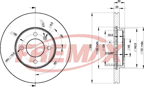 FREMAX BD-3790 - Brake Disc car-mod.net