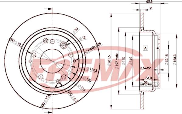 FREMAX BD-2469 - Brake Disc car-mod.net