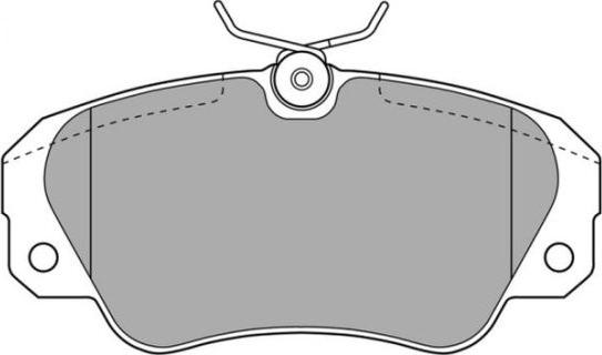 ABEX T6532 - Brake Pad Set, disc brake car-mod.net