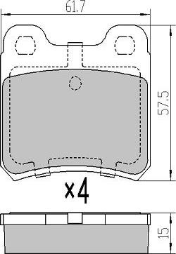 FREMAX FBP-0732 - Brake Pad Set, disc brake car-mod.net