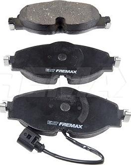 FREMAX FBP-1972 - Brake Pad Set, disc brake car-mod.net