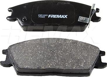 FREMAX FBP-1589 - Brake Pad Set, disc brake car-mod.net