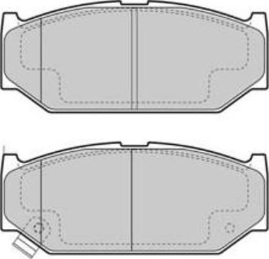 Advics SS936-S - Brake Pad Set, disc brake car-mod.net