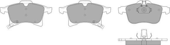 FREMAX FBP-1353 - Brake Pad Set, disc brake car-mod.net