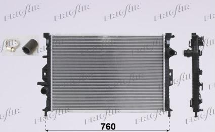 Frigair 0105.3107 - Radiator, engine cooling car-mod.net
