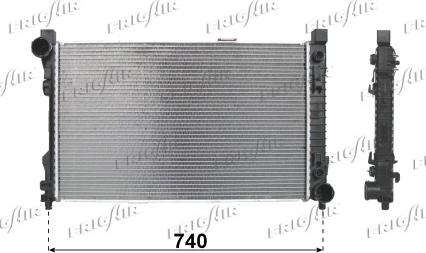 Frigair 0106.3056 - Radiator, engine cooling car-mod.net