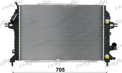Frigair 0107.3117 - Radiator, engine cooling car-mod.net