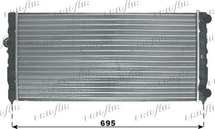 Frigair 0110.3024 - Radiator, engine cooling car-mod.net
