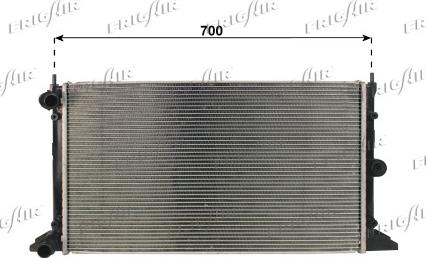 Frigair 0110.3163 - Radiator, engine cooling car-mod.net