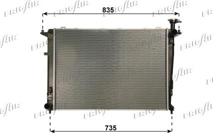 Frigair 0133.3041 - Radiator, engine cooling car-mod.net