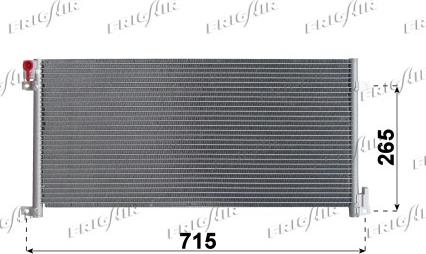 Frigair 0804.2044 - Condenser, air conditioning car-mod.net