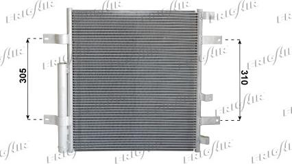Frigair 0806.2092 - Condenser, air conditioning car-mod.net