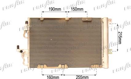 Frigair 0807.2022 - Condenser, air conditioning car-mod.net