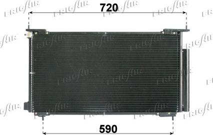 Frigair 0819.3013 - Condenser, air conditioning car-mod.net