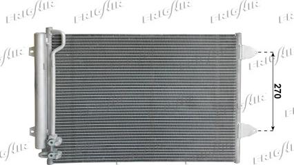 Frigair 0810.3045 - Condenser, air conditioning car-mod.net