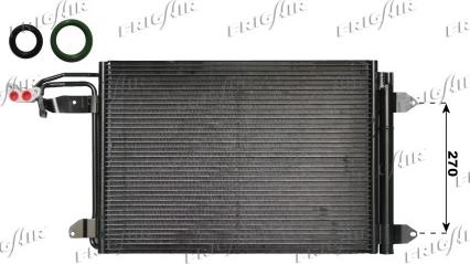 Frigair 0810.3028 - Condenser, air conditioning car-mod.net