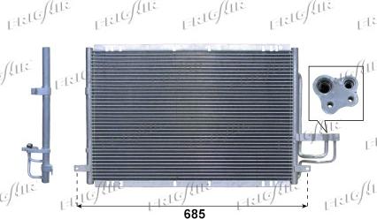 Frigair 0833.3027 - Condenser, air conditioning car-mod.net
