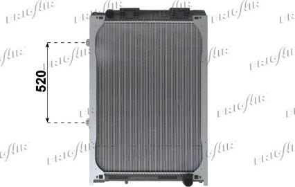 Frigair 0237.3007 - Radiator, engine cooling car-mod.net