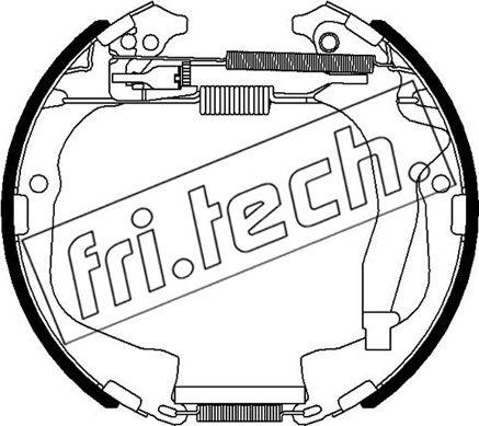 Fri.Tech. 16495 - Drum Brake Shoe Set car-mod.net