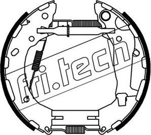 Fri.Tech. 16457 - Drum Brake Shoe Set car-mod.net