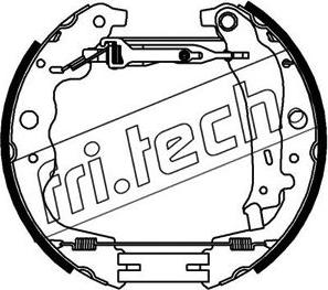 Fri.Tech. 16464 - Drum Brake Shoe Set car-mod.net