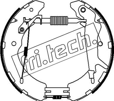 Fri.Tech. 16528 - Drum Brake Shoe Set car-mod.net