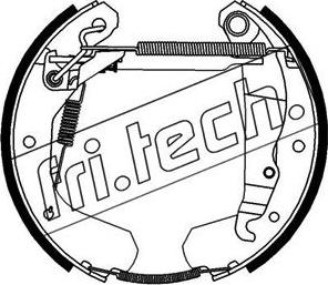 Fri.Tech. 16009 - Drum Brake Shoe Set car-mod.net