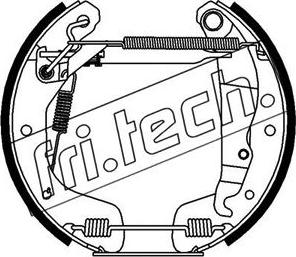 Fri.Tech. 16074 - Drum Brake Shoe Set car-mod.net