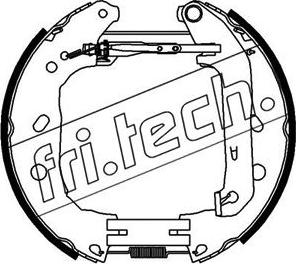 Fri.Tech. 16395 - Drum Brake Shoe Set car-mod.net