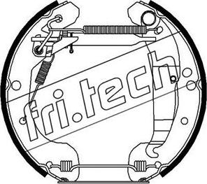 Fri.Tech. 16304 - Drum Brake Shoe Set car-mod.net