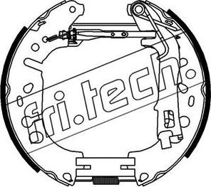 Fri.Tech. 16389 - Drum Brake Shoe Set car-mod.net