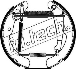 Fri.Tech. 16217 - Drum Brake Shoe Set car-mod.net