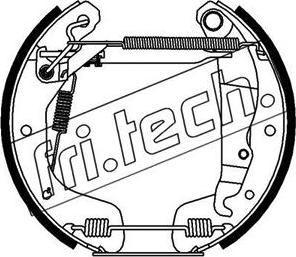 Fri.Tech. 16233 - Drum Brake Shoe Set car-mod.net