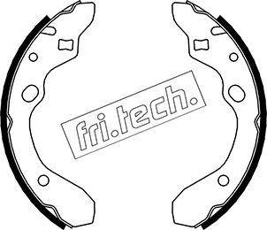 Fri.Tech. 1049.144 - Drum Brake Shoe Set car-mod.net