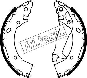 Fri.Tech. 1046.225 - Drum Brake Shoe Set car-mod.net
