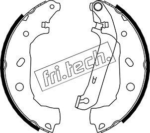 Fri.Tech. 1040.151 - Drum Brake Shoe Set car-mod.net