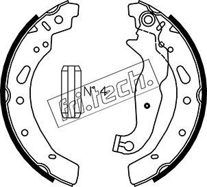Fri.Tech. 1040.161 - Drum Brake Shoe Set car-mod.net