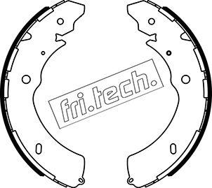 Fri.Tech. 1047.379 - Drum Brake Shoe Set car-mod.net