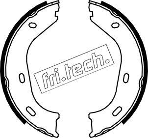 Fri.Tech. 1052.116 - Brake Shoe Set, parking brake car-mod.net
