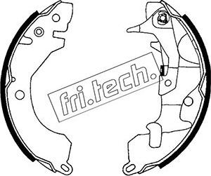 Fri.Tech. 1064.157Y - Drum Brake Shoe Set car-mod.net