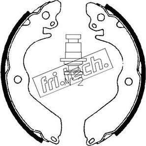 Fri.Tech. 1064.168 - Drum Brake Shoe Set car-mod.net
