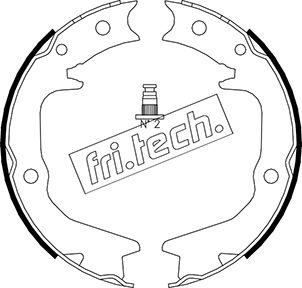 Fri.Tech. 1064.177 - Brake Shoe Set, parking brake car-mod.net