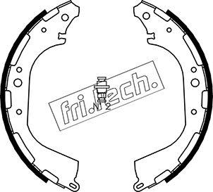 Fri.Tech. 1067.183 - Drum Brake Shoe Set car-mod.net