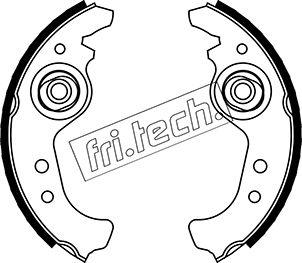 Fri.Tech. 1034.084 - Drum Brake Shoe Set car-mod.net
