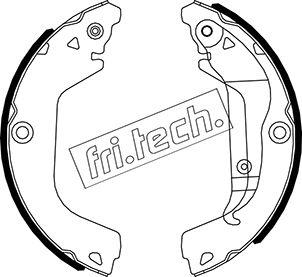Fri.Tech. 1027.009 - Drum Brake Shoe Set car-mod.net