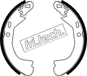 Fri.Tech. 1027.006 - Drum Brake Shoe Set car-mod.net